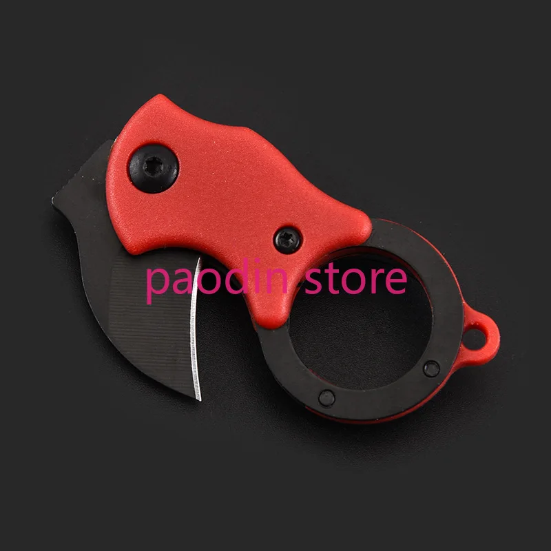 Мини брелок керамбит коготь нож 3CR13MOV лезвие Тактический спасательный карманный