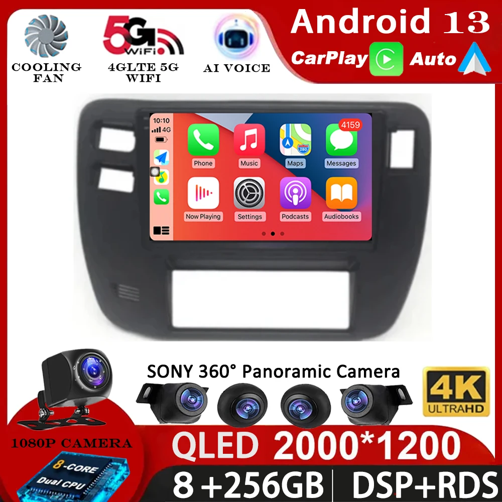 Автомобильный мультимедийный плеер Android 13 4G WiFi BT DSP GPS-навигация для NISSAN патруль 1997