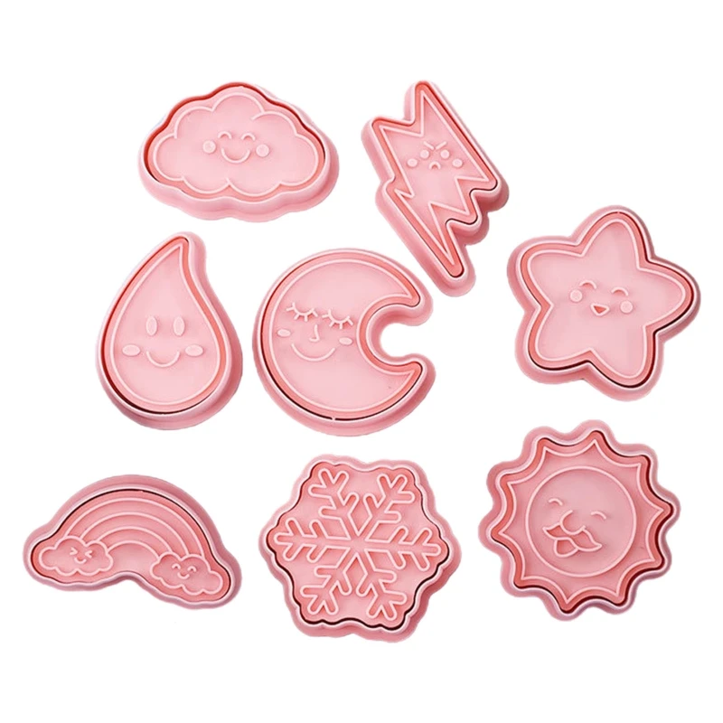 

Cookie Cutters Natural Weather Series Biscuit Mold Food Grade Plastic Gadgets