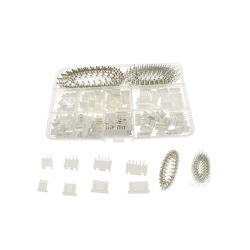 

560Pcs/Box XH2.54 2.54Mm 2P 3P 4P 5P Pin Header Housing Wire Connector JST 2.54 Terminal Jumper Adaptor XH 2.54 Kits
