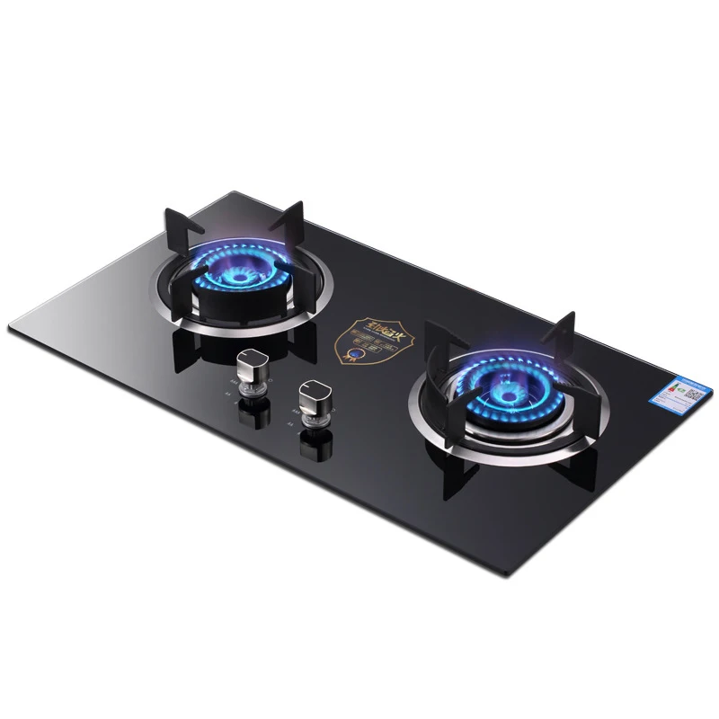 

4.2KW Fierce Stove Liquefied Gas /Natural Gas/ Household Energy-Saving Stove/A15 Desktop Gas Stove Double-Head Burner