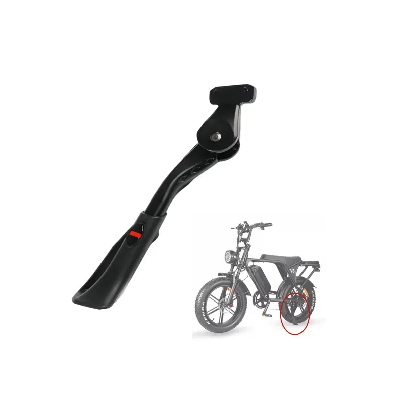 Фото Регулируемая подставка OUXI V8 20-дюймовая MTB, складная подставка для ног для толстого велосипеда, поддержка горного ремня, скутер, детали для парковки велосипеда №3