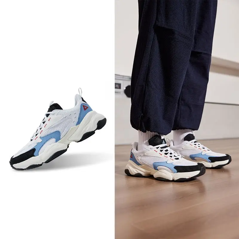 Кроссовки PEAK Мужские сетчатые повседневная обувь для путешествий дышащие