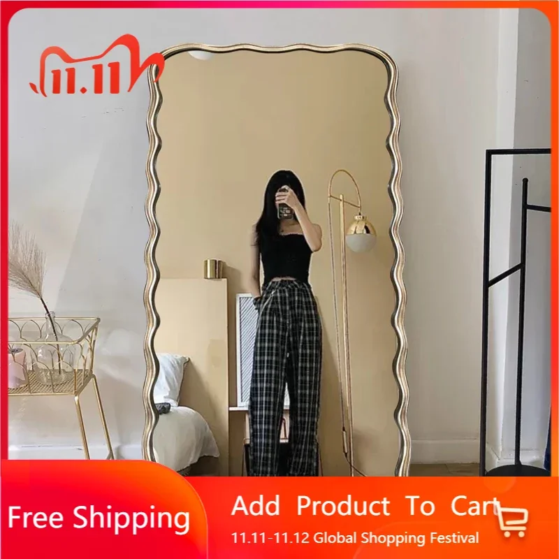 

Vintage Girls Decorative Mirrors Aesthetic Shower Small Decorative Mirror Aesthetic Espelho Para Banheiro Home Decoration ZY50JZ