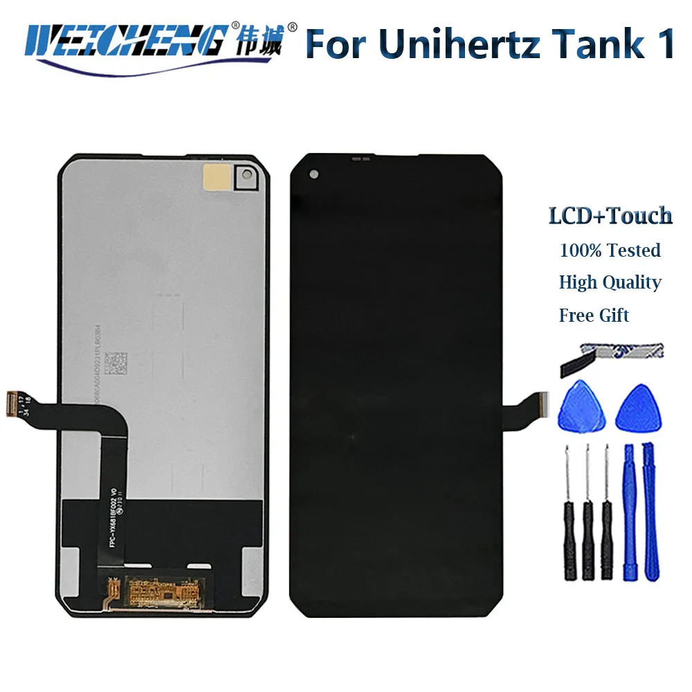 Фото 100% протестировано для Unihertz 8849 Tank 1 Tank 2 Tank 3 ЖК-дисплей с цифровым преобразователем сенсорного экрана в сборе для Unihertz Tank2 Tank3 Pro LCD №2