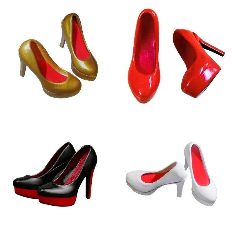 Модель обуви на высоком каблуке 1 пара для 12-дюймовых кукол игрушечные