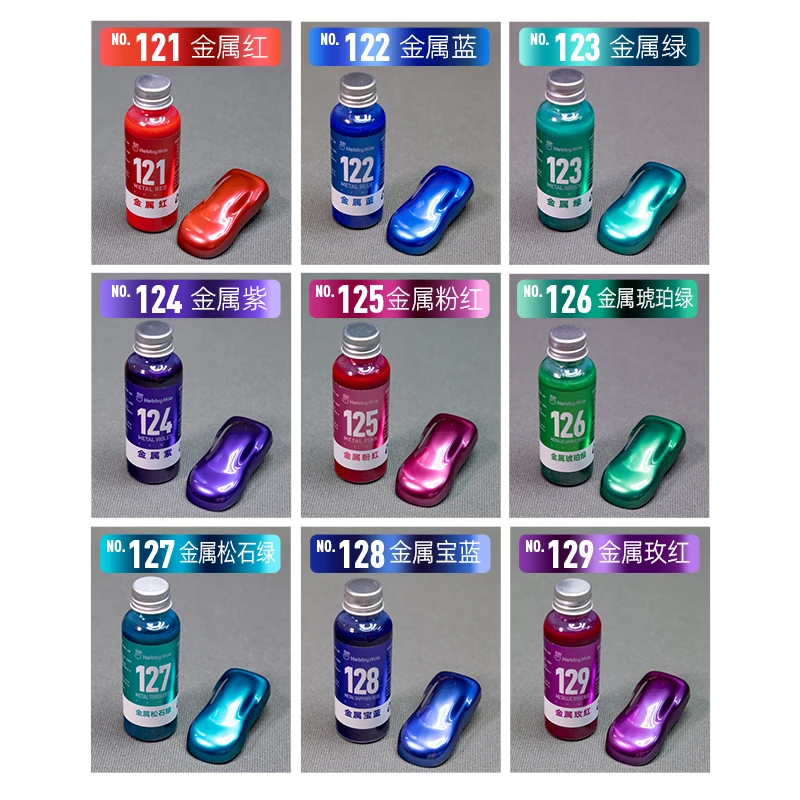 Набор краски для имитации гальванического покрытия 50 мл 11 цветов