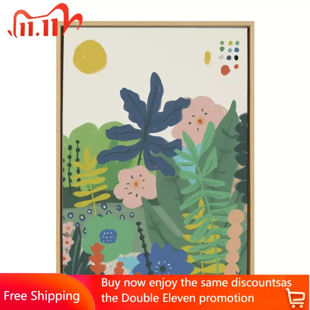 

Бесплатная доставка, декоративные картины для украшения стен комнаты, 1 рамка, холст для стен, 23x33, натуральный декоративный цветочный Рисунок для стен