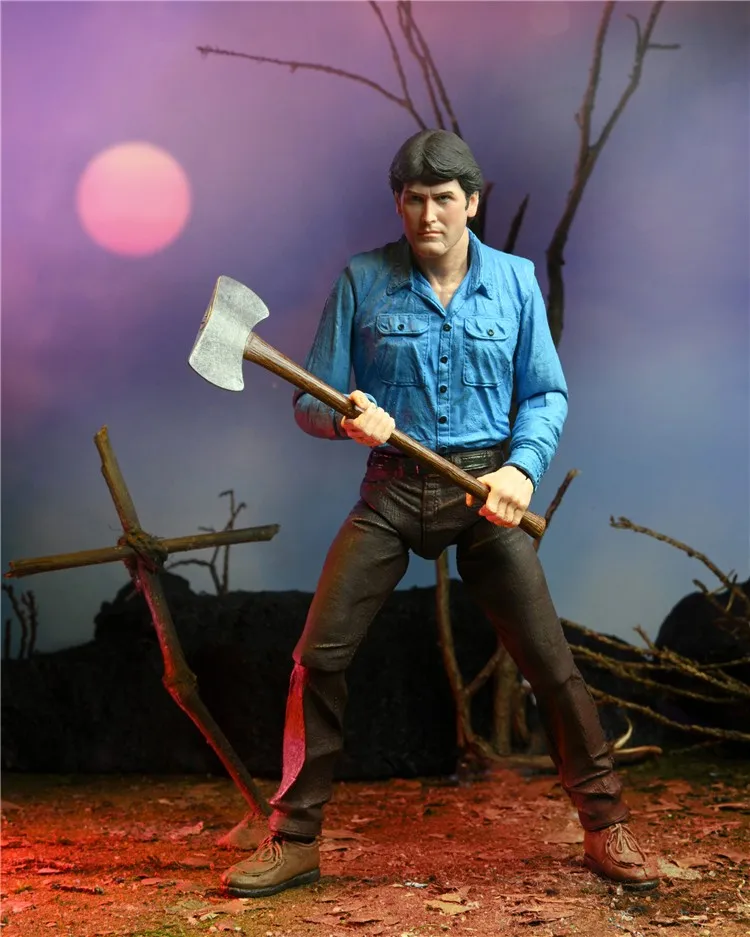 

Movie Character Toys NECA US 40th Anniversary The Evil Dead Ash vs evil dead inch movable action figure model