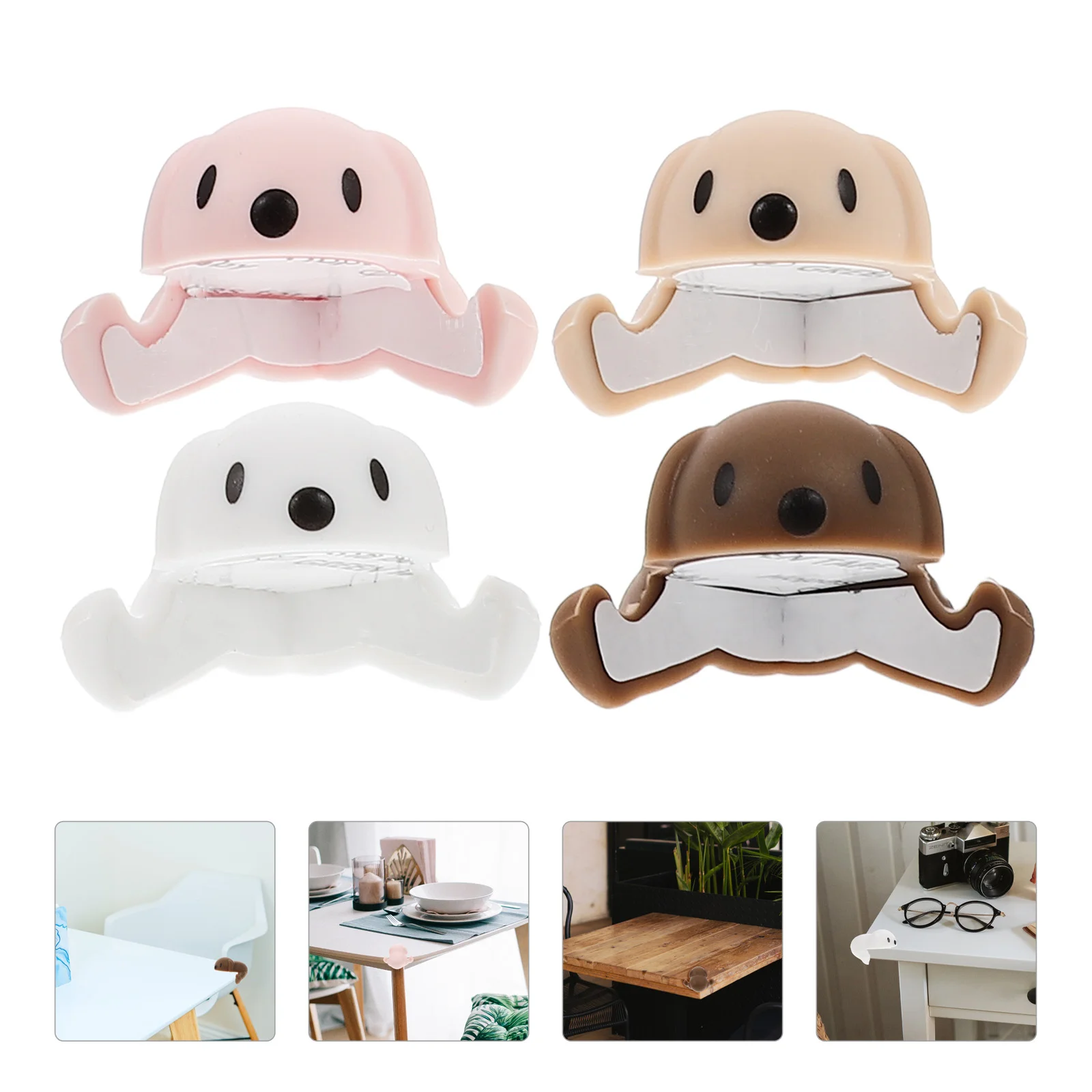

4 Pcs Puppy Silicone Corner Guards Baby Proof Corners And Edges For Babys For Baby Baby Proofing For Babys Cabinet Fireplace