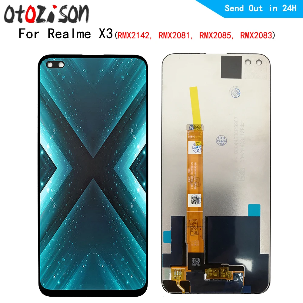 6 57 дюймовый IPS-экран для Oppo Realme X3 RMX2142 RMX2081 RMX2085 ЖК-дисплей экран сенсорная панель