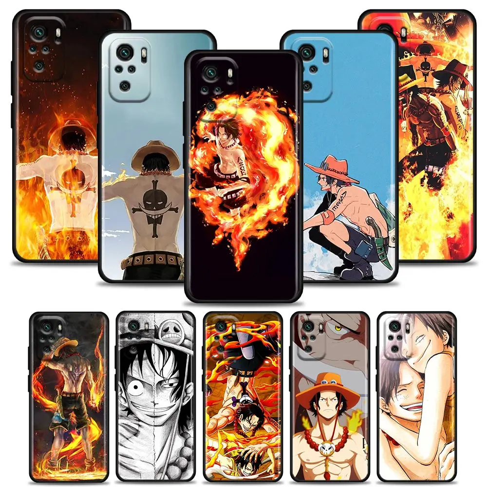 

Botcas D. Ace One Piece Phone Case for Redmi 6 6A 7 7A 8 8A 9 9A 9C 9T 10 10C K40 K40S K50 Pro Plus TPU Case BANDAI