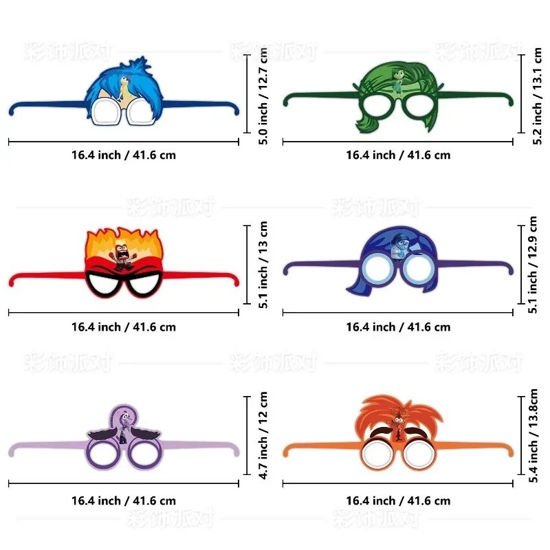 Горячая Распродажа Disney с внутренней стороной 2 искусственных бумажных очков