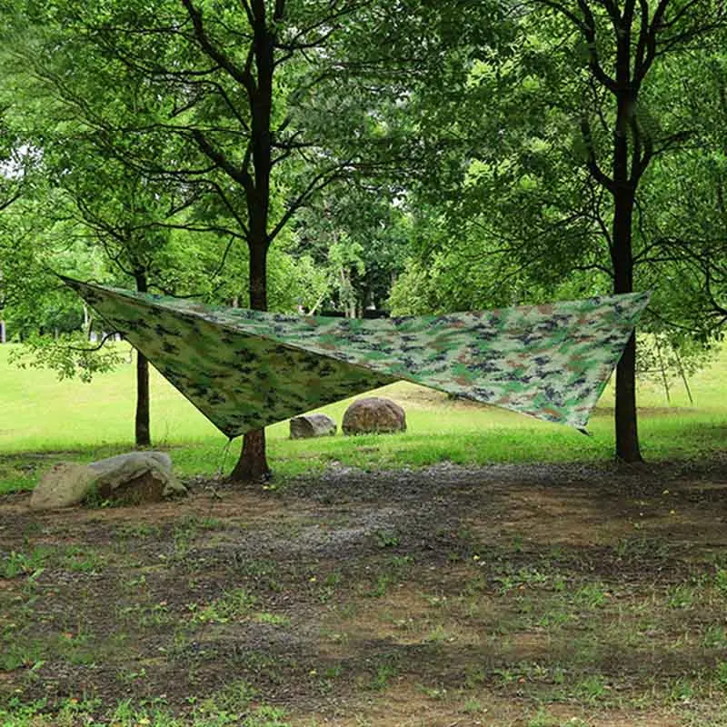 

Outdoors Multifunctional Triangle Canopy Tent Waterproof Awning Sunscreen Camping Picnic Sunshade Cloth Pergola Ground Cloth