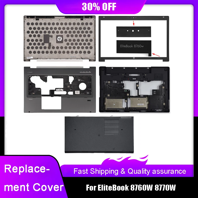 Новая задняя крышка ЖК-дисплея для ноутбука HP EliteBook 8760 Вт 8770 передняя Подставка