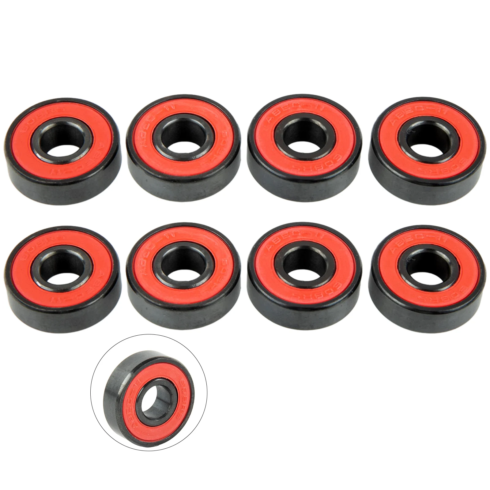 

Elevate your skateboarding experience Hybrid ceramic ball and roller skate bearings 608 for improved performance