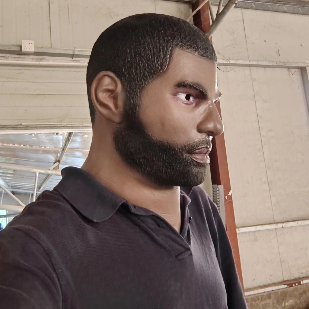 1 шт. маска Kyrie Irving известный баскетбольный игрок 1:1 модель лица из латекса черная