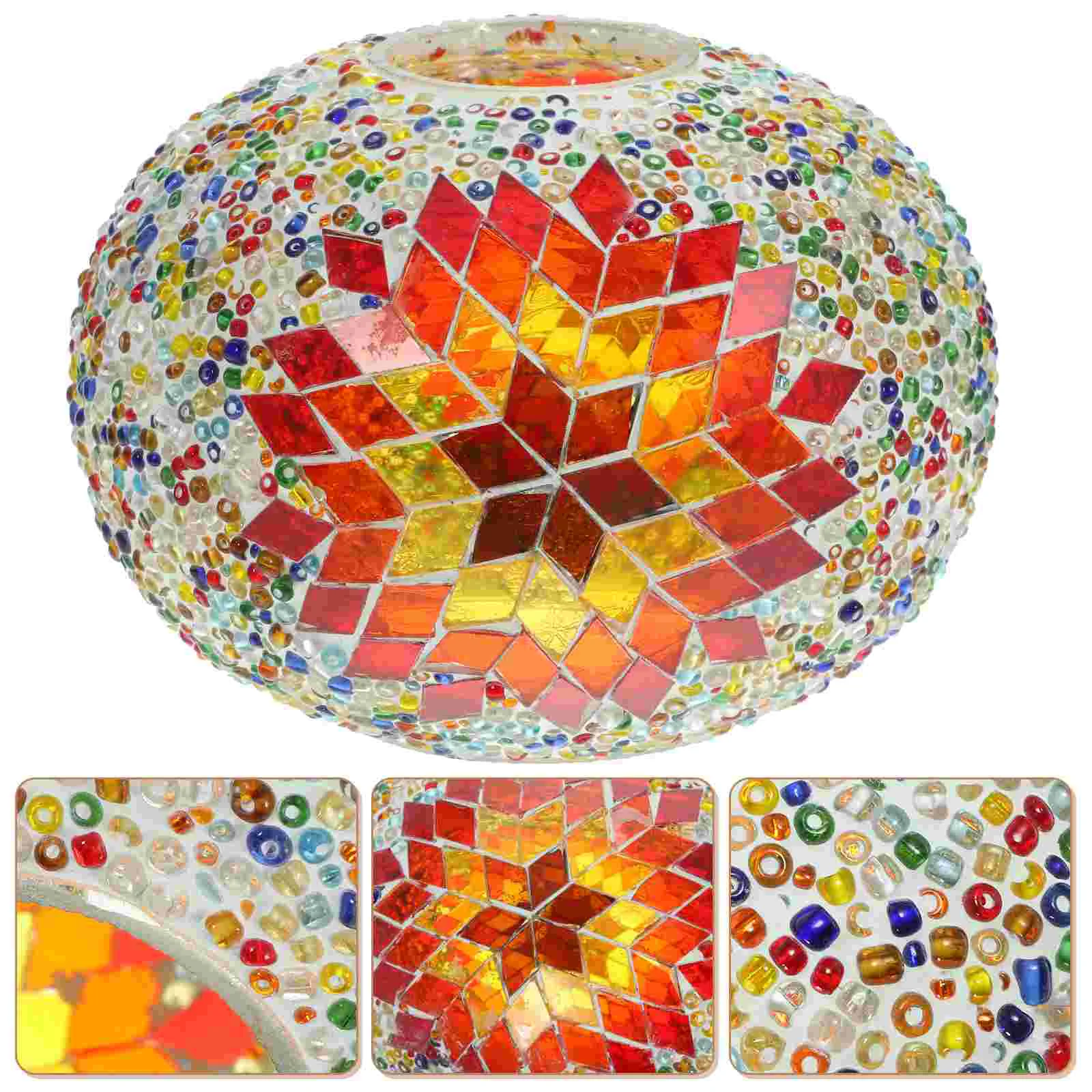 

Moroccan Lamps Lanterns Stained Glass Lampshade Replacement Globes Mosaic Cover Accessory Light Turkish