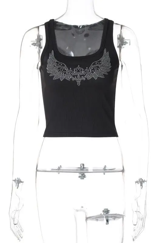 Женский жилет-спагетти без рукавов качественные вязаные майки с U-образным