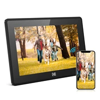 kodak 10 1 inch 16gb smart touch screen digital picture frame wi fi enabled with hd photo display and musicvideo support