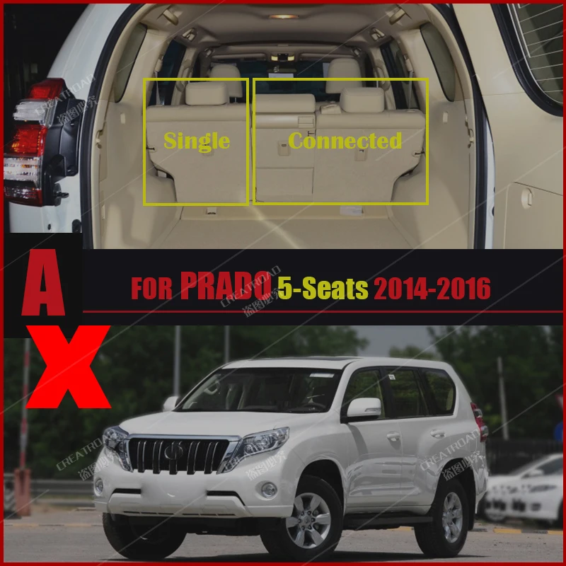 Коврики из углеродного волокна на заказ для Toyota Prado 5-местный 2014 2015 2016 ковер ног