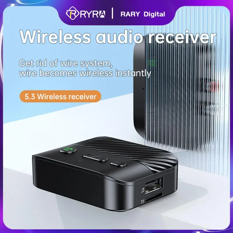 

RYRA Bluetooth Audio Receiver Multipoint Connect 3.5mm AUX 2 RCA Stereo Music Wireless Adapter Dongle Bluetooth Audio Receiver