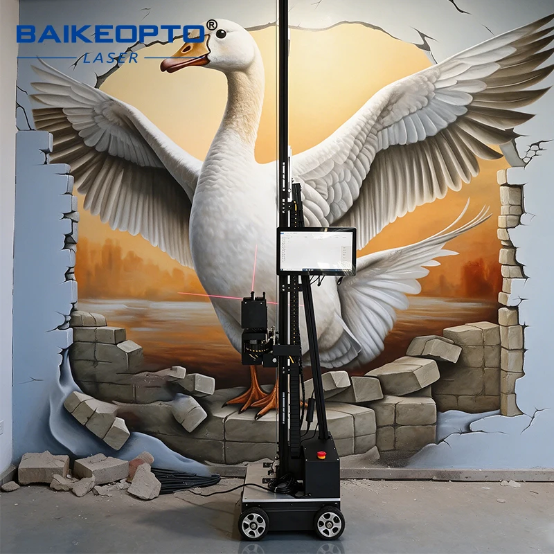 Фото BAIKEOPTO BK-UP200XS Универсальный настенный принтер для дома и коммерческого использования, для оформления стен вилл, фасадов магазинов и росписи общественных пространств №4