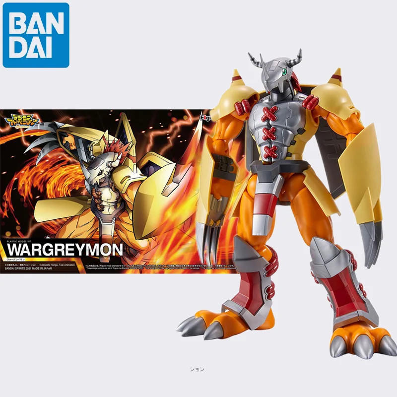 BANDAI-figura de acción de los espíritus originales, modelo de Anime, figuritas estándar, Digimon, Adventure, WarGreymon