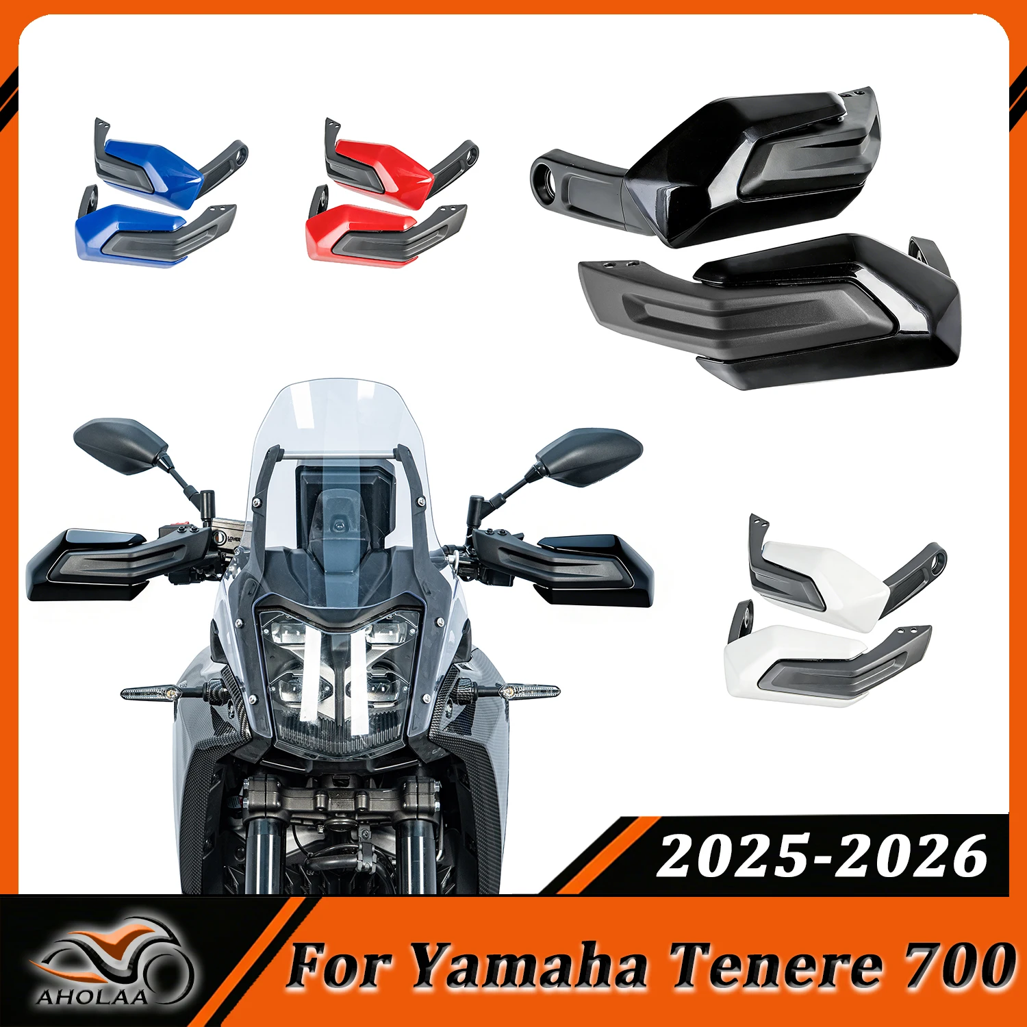 Фото Новые защитные накладки на руль (2025-2026) для Yamaha Tenere 700 (4 шт., без аксессуаров) №2