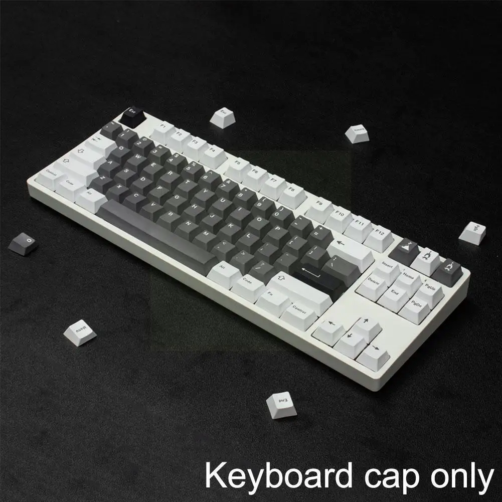 

138 клавиш Gmk Ash колпачки для клавиш профиль Pbt краска Сублимация механическая клавиатура колпачок для Mx Переключатель с 1.75u 2u переключатель 64/...
