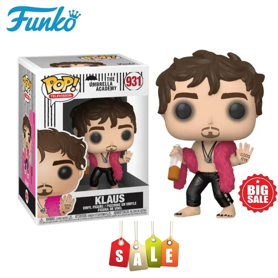 Rock-bottom Price FUNKO POP Animation The Umbrella Academy KLAUS # Виниловая фигурка 981 коллекция моделей