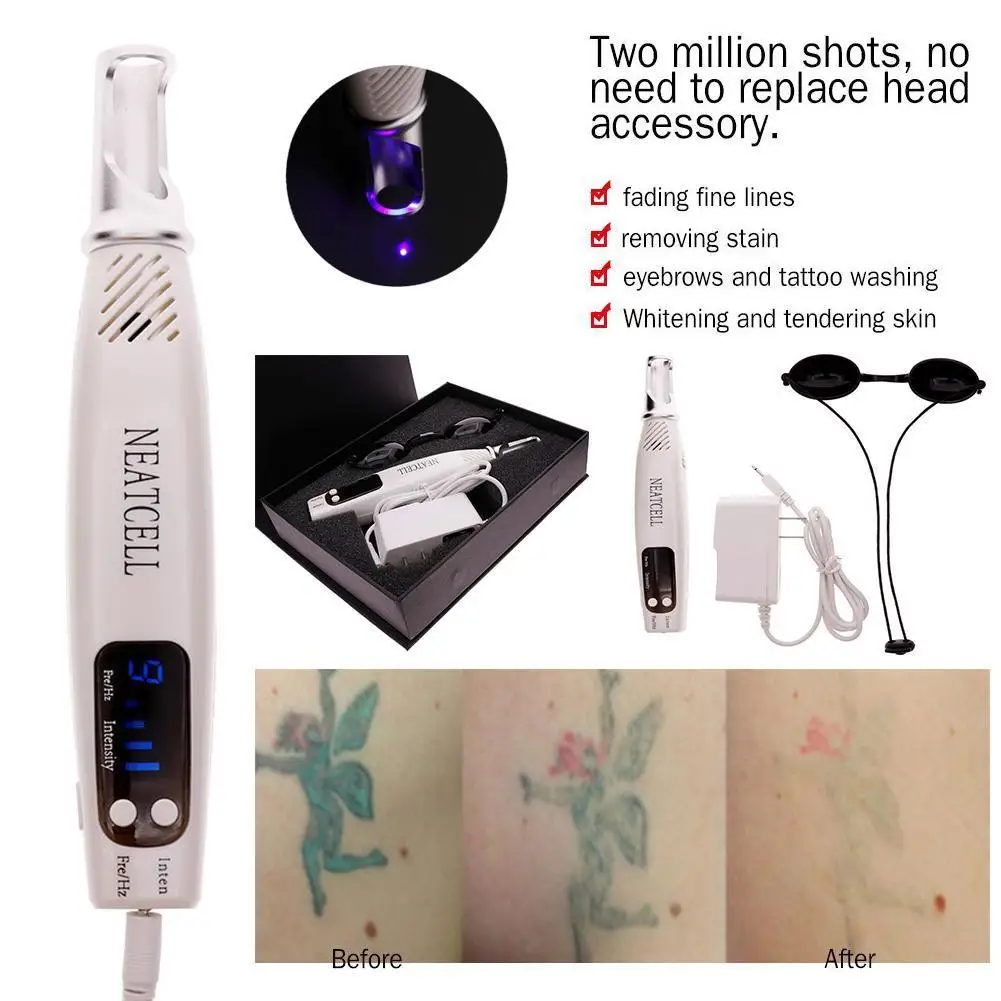 

Picosecond Laser Pen Light Therapy Tattoo Scar Mole Freckle Removal Dark Spot Remover Machine Skin Care Beauty Device Neatcell