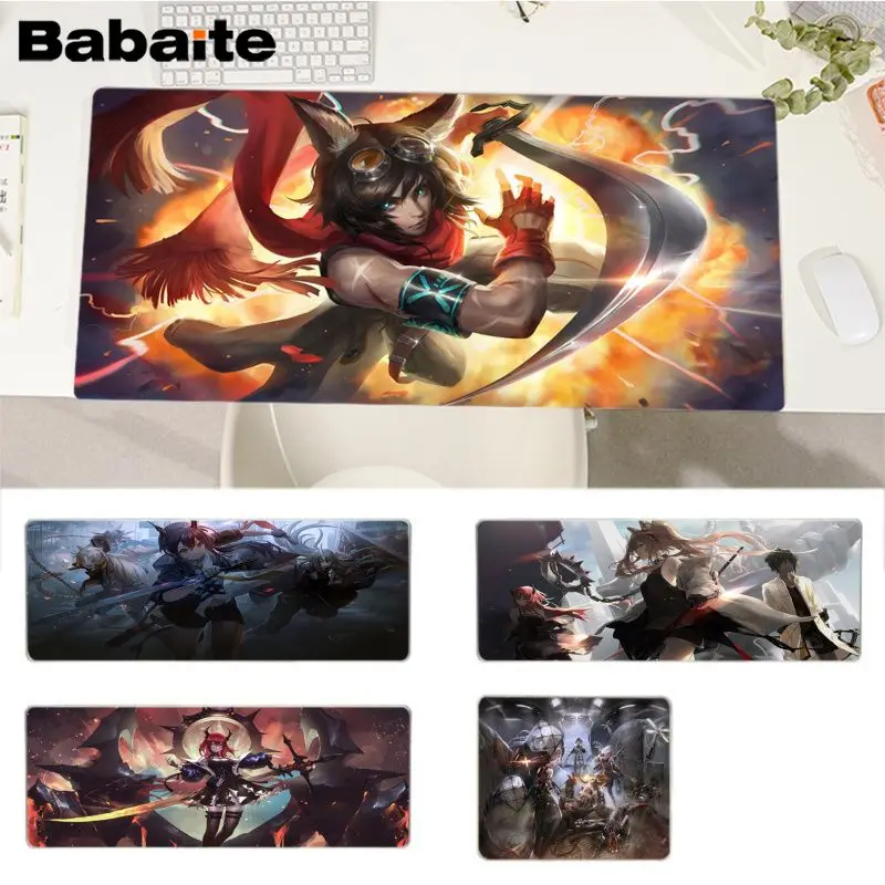 

Anime Arknights large small Pad to Mouse pad Game Size for Gaming Mousepads Deak Mat for overwatch/cs go/world of warcraft