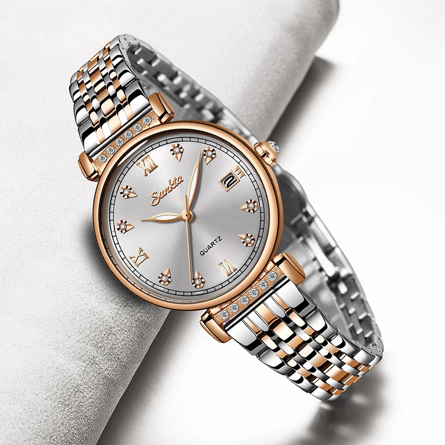 LIGE Exquisite Minimalist Women Watch Luxury Fashion Stain Steel Ladies Waterproof Quartz Wristwatch Rose Gold Female Clock