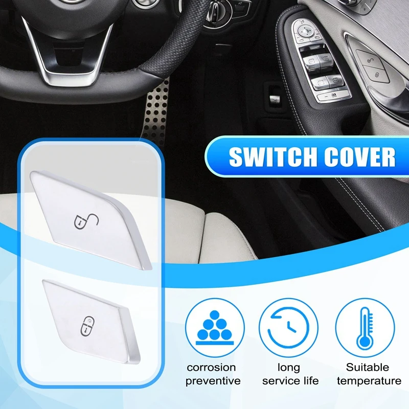 Car Front Right Door Lock Switch Button Cover 2059055151 For Mercedes-Benz W205 W447 W213 RHD