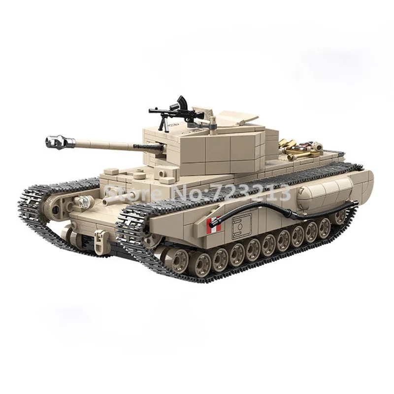 

1031 шт., Военная серия, британская модель строительных блоков, строительные блоки