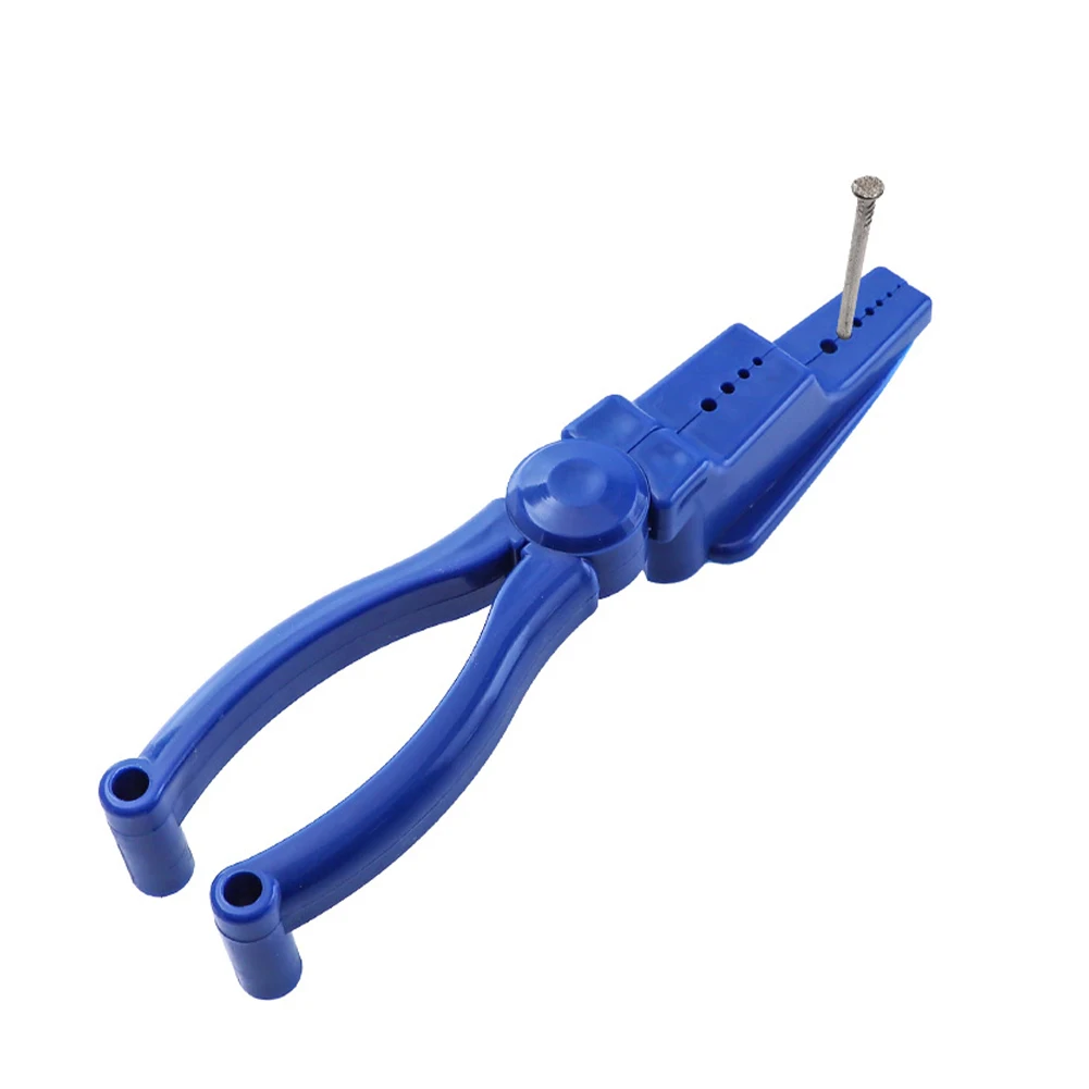 

Portable Nail Holder Tool Safety Nail Finger Protector for Hammer Nail Screw Fixer Finger Saver Protector Plastic Safety Plier