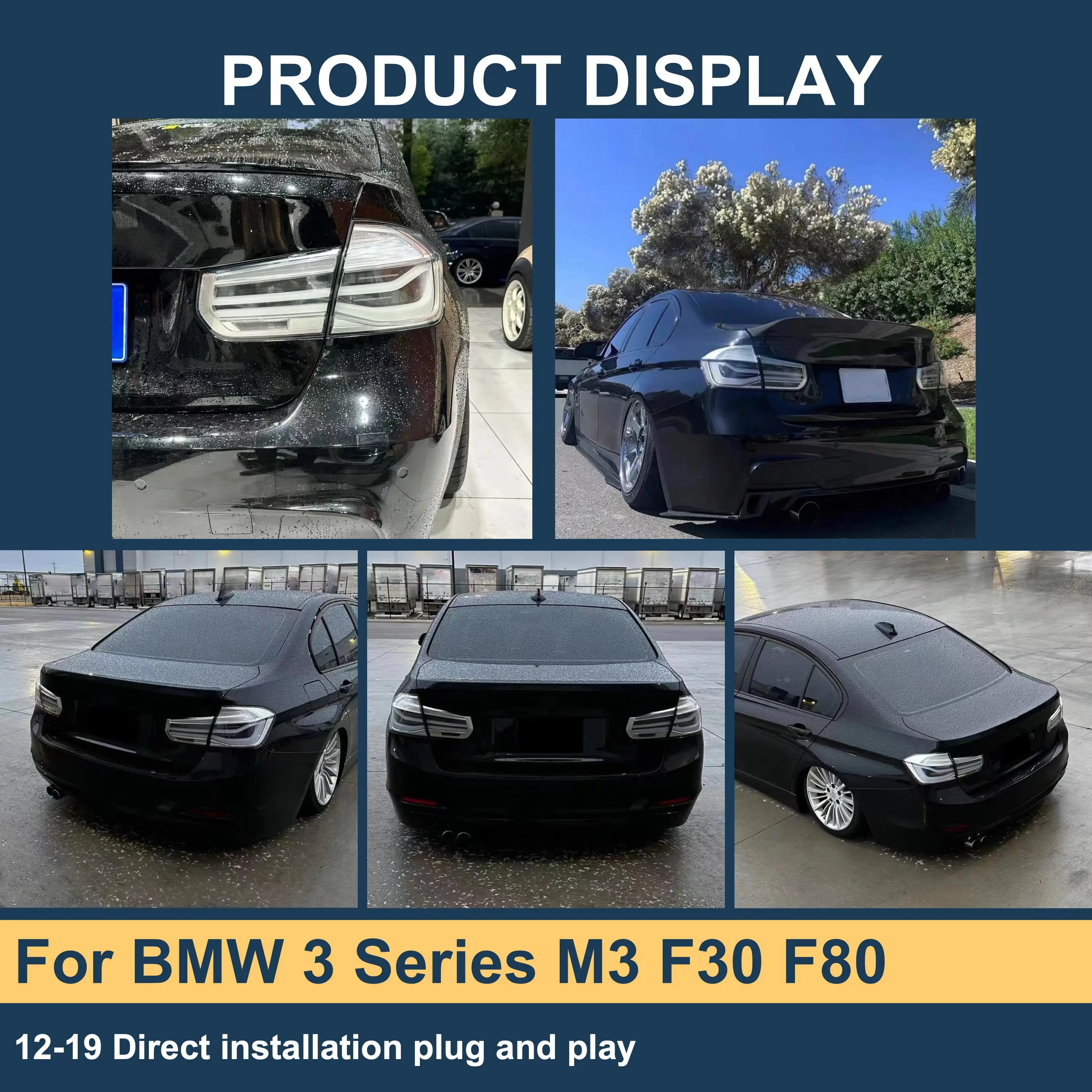 Задние фонари J ONE Cars Parts And Accessories Lci MP белого цвета для BMW 3 серии M3 F30 F80 2012-2019 G20 F30 (art.: 3920da4fdaca1) - 3920da4fdaca1