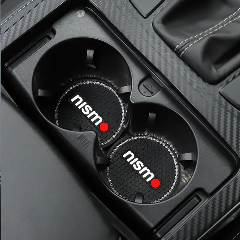 Автомобильная подставка для бутылки с водой противоскользящий коврик Nissan Nismo