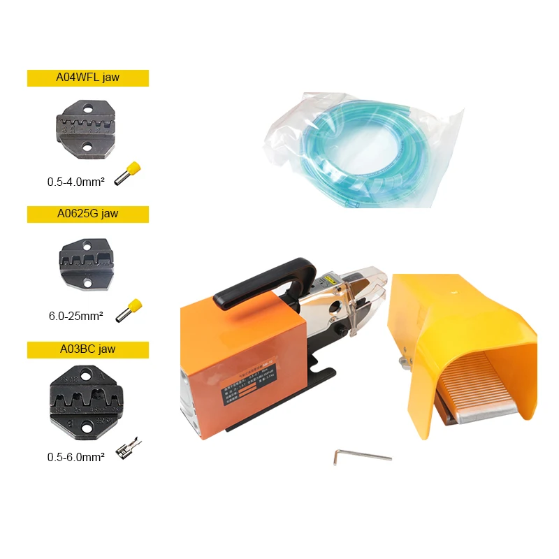 

BORX 1,3 T пневматическая ОБЖИМНАЯ машина, многофункциональные обжимные клещи, плоскогубцы с комплектами штампов для всех видов клемм