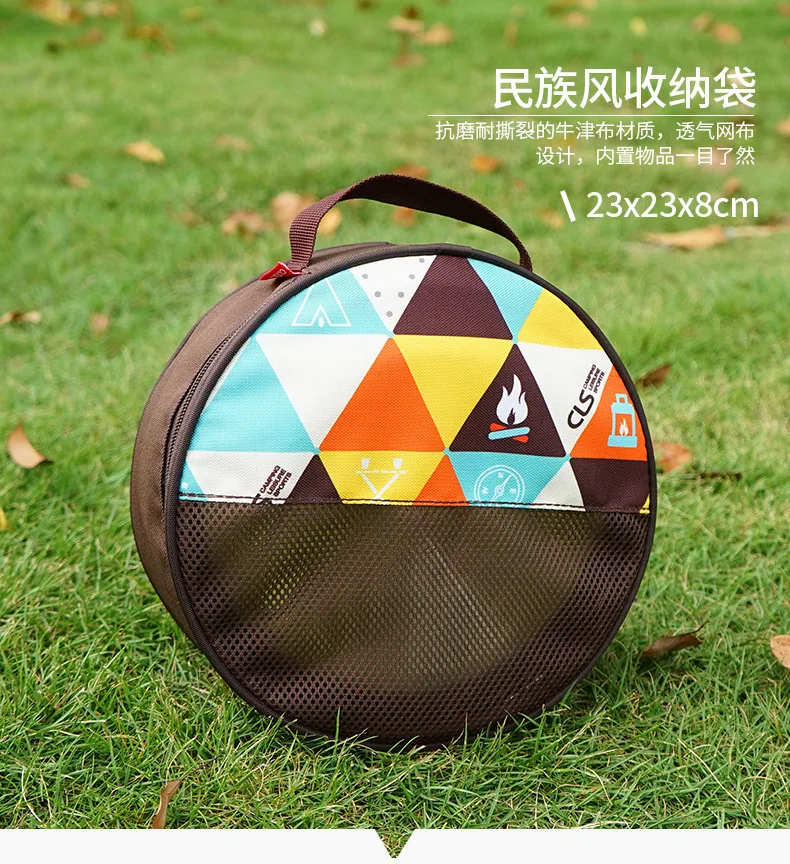 Набор тарелок и мисок из нержавеющей стали 16 предметов портативный набор посуды