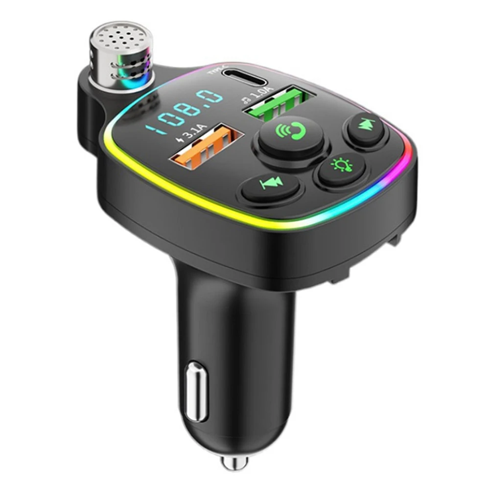 

Автомобильный FM-трансмиттер с Bluetooth 5,0 и двумя Usb-портами