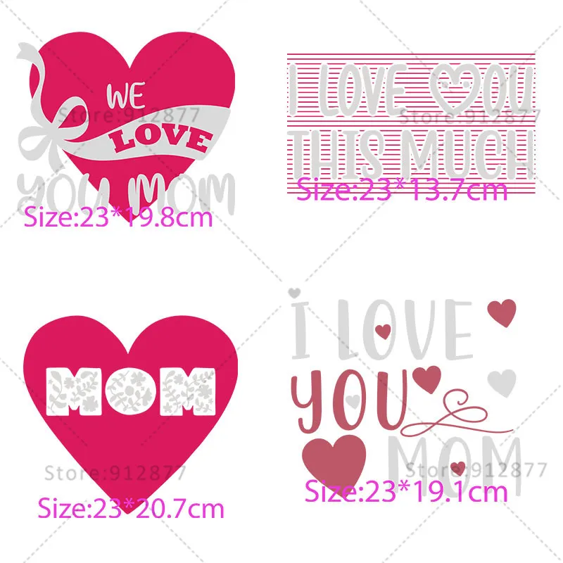 Готовый к нажатию Лучший переносной подарок маме на День Матери гистрой подарок на день матери мы любим вас больше мамы просто нагрев печать DTF Железный логотип