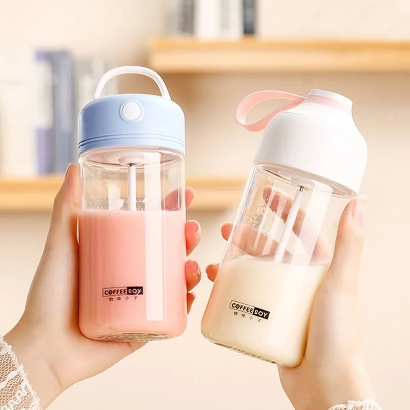 

380ML Electric Protein Shaker Bottle Mixer Coffee Milk Stirring Cup Portable Automatic Mixing Cups for Men & Women BPA-free Batt