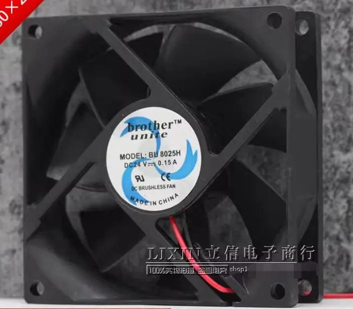 2-проводной Вентилятор охлаждения сервера BU8025H DC 24 в 0 15 а 80x80x25 мм