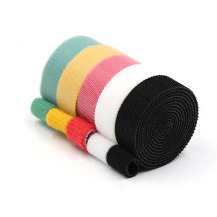 

1.5m Self Adhesive Tape Fastener Strap Reusable Cable Tie Wire Strap Magic Tape Multipurpose Double Side Nylon Management Strap
