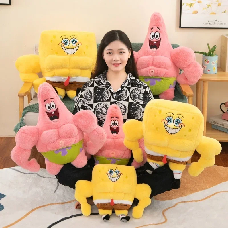 65 см Большой размер кавайные Мягкие штаны Губка Боб для фитнеса плюшевая игрушка