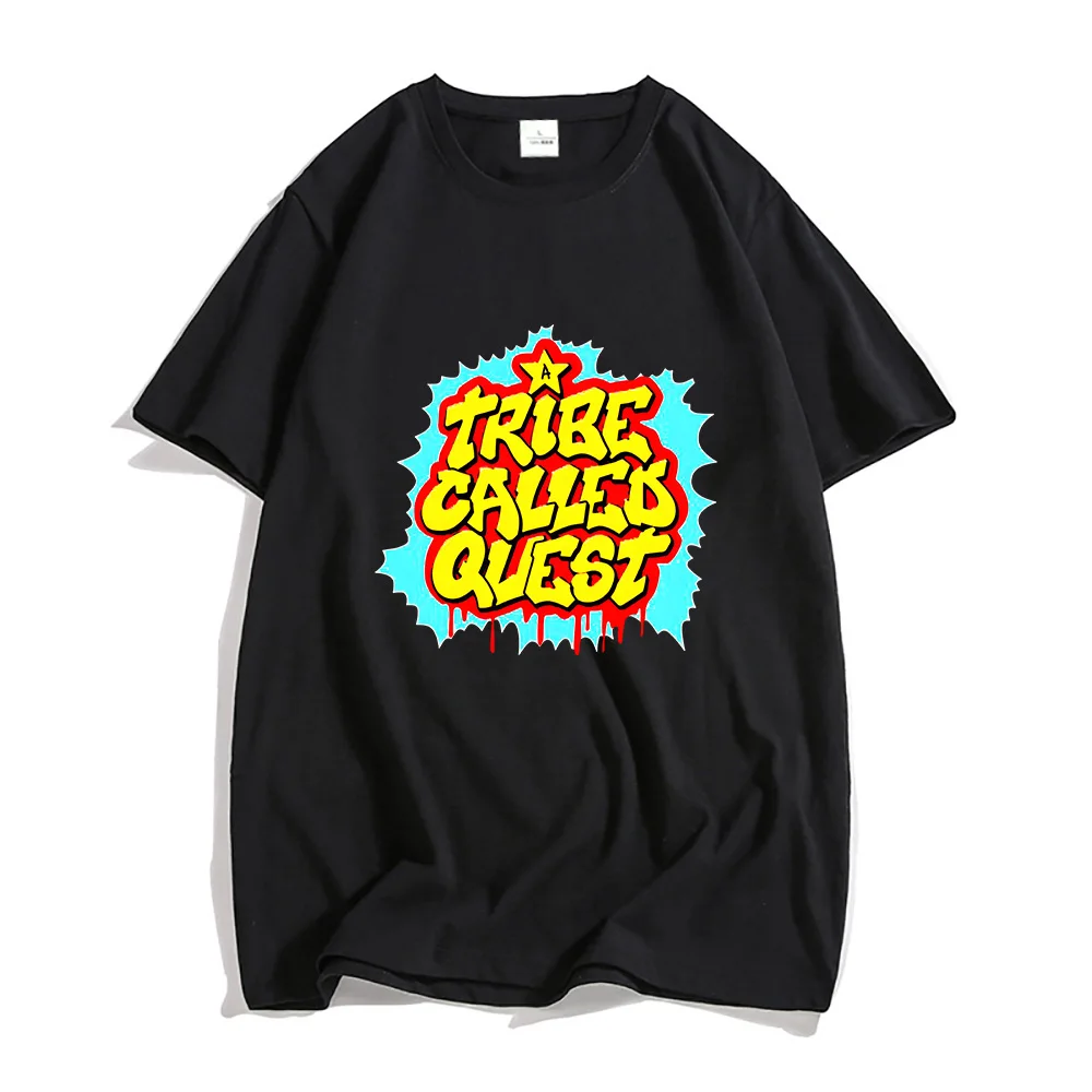 

A TRIBE CALLED QUEST ATCQ T-shirts MEN Cool Fashion Anime Print Tshirts 100% Cotton T Shirts Four Seasons Casual Aesthetic Full