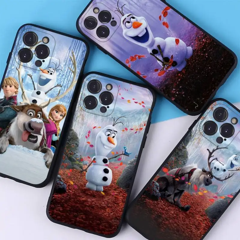 

Disney Olaf Frozen Phone Case For iPhone 14 11 12 13 Mini Pro XS Max Cover 6 7 8 Plus X XR SE 2020 Funda Shell