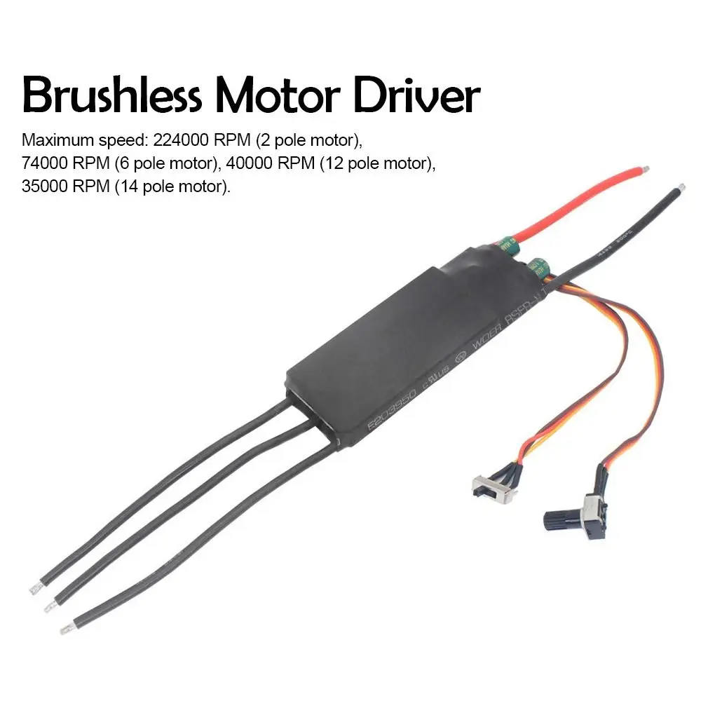 

DC 6-24V Brushless Motor Driver Potentiometer 3-Phase BLDC Controller ESC DC Brushless 1000W BLDC Speed Controller Module